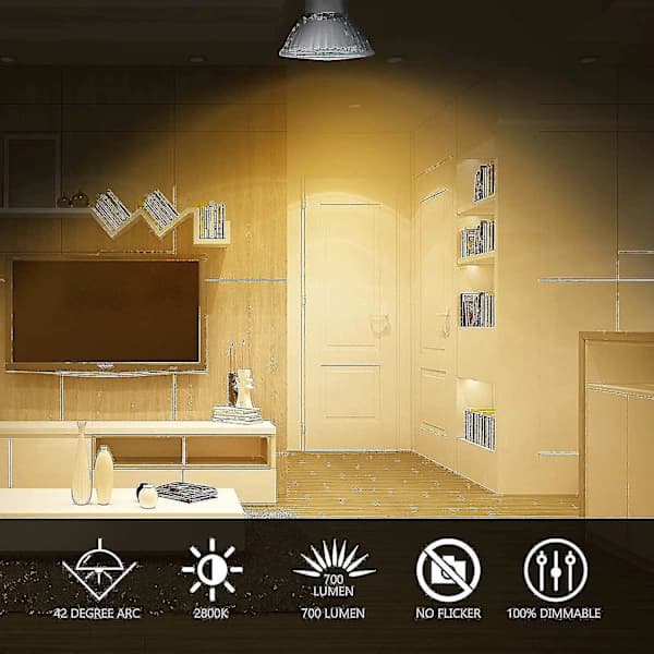 5 stk. Gu10 50w Halogen Spot Dimbar, Halogen Reflektorlamper 35W