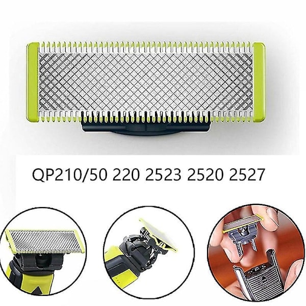 (Labor Day-kampanj!) 1-10 st Philips OneBlade rakblad QP2520/QP2630 Ersättningsbladhuvud One blade 1PC_paris