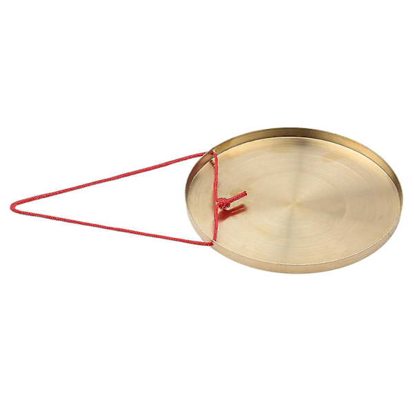 30 cm Hand Gong Cymbal i mässing och koppar - Gong för kapell, opera och slagverk med rund spelhammare - 15 cm