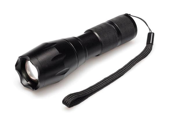 T6 Zoom LED-taskulamppu, musta Svart Svart