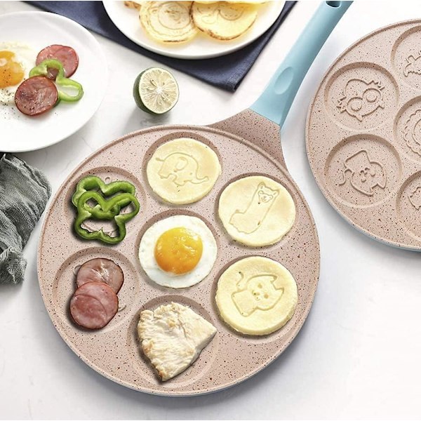 Pannkakspanna Non-stick - Pannkaksplatta - Äggpannkaksblinipanna/Minicrepe för Non-stick-tillverkning