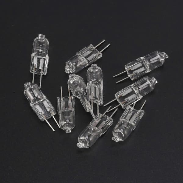 10 stk. G4 halogenlamper 10W varmhvit