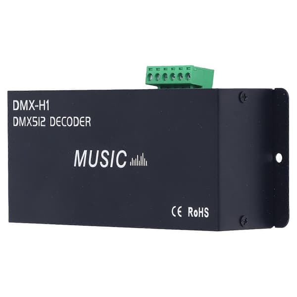 3-kanals DMX-dekoder Justerbar RGB-dæmpning LED-dekodercontroller Kompatibel med barer hoteller Sober Bar8A