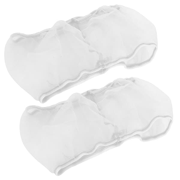 2 Bird Cages, Polyester Mesh, Universal Parrot Cage Accessories, White, Size S 0.2