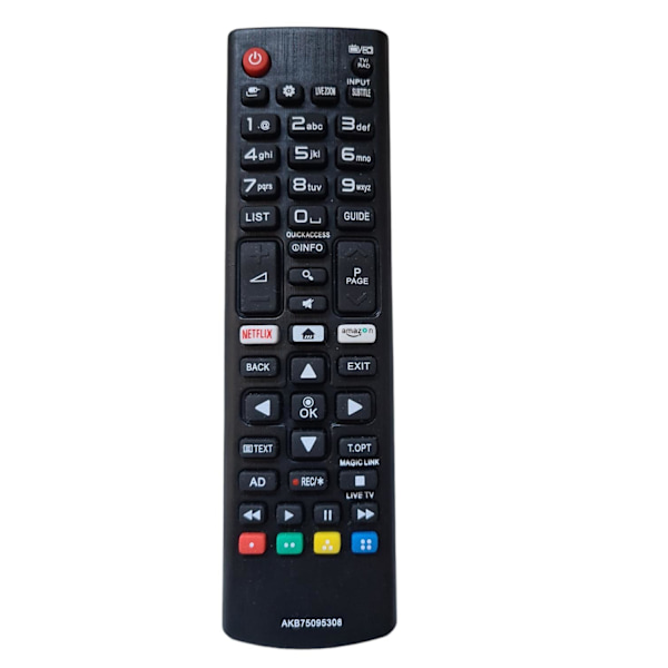 Fjärrkontroll till LG TV AKB75095308 black Svart