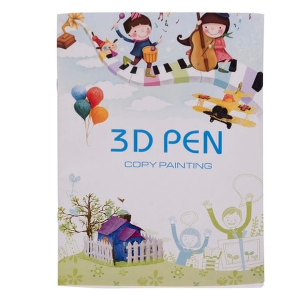 Bog med skabeloner til 3D-pen 176