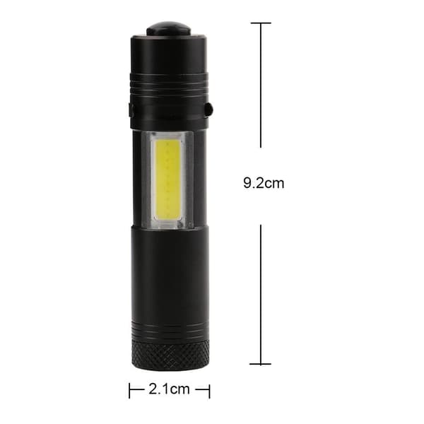 Mini LED Pieni ja Kätevä Taskulamppu Svart