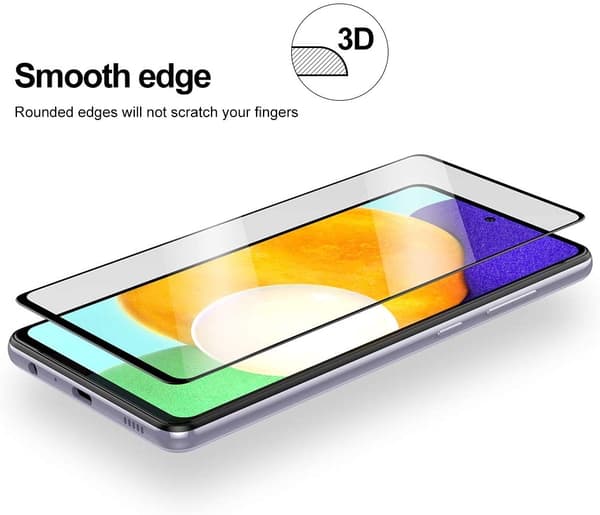 Compatible with Samsung A52 / A53 - 2-Pack Full Coverage Tempered Glass Screen Protector 50