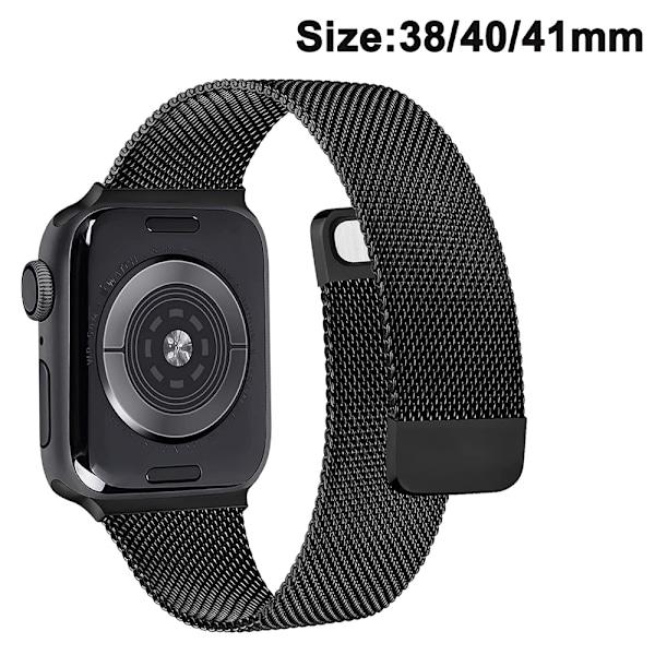 Tvådelat magnetiskt metallarmband - 38/40/41 Svart