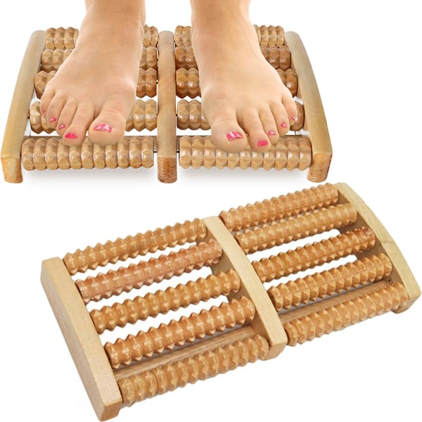 Fotmassagerare / Fotmassage - Massagerulle i trä 300