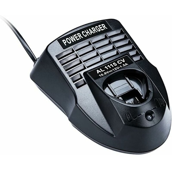AL1115CV 10.8V 12V 1.5A Li-ion Akkulaturi Bosch Li-ion Porakoneelle/Ruuvinvääntimelle, Yhteensopiva BAT411 BAT412A:n kanssa, LED-merkkivalolla.