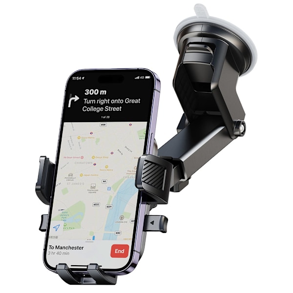Joyroom Mobilholder med sugekop - Sort