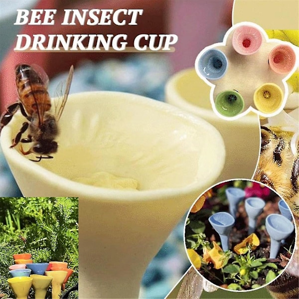 Bi-drickkopp, Bee Drink Cup Bee Cups Färgglada Bi Bi Insekt Drickkopp, Bee Cups Samla A
