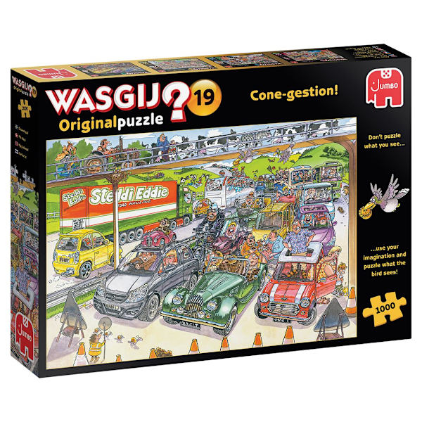 19 Cone-gestion! Puslespill 1000 multifärg multicolor