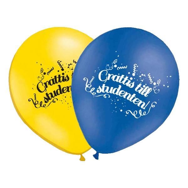 20-pack - Ballonger Grattis till Studenten - Studentballonger