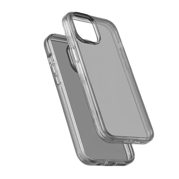 Transparent telefonfodral Kompatibelt med iPhone 15 Plus Grey