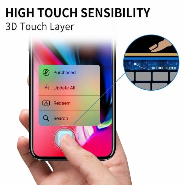 Skærmbeskytter iPhone 11 Hærdet glas Transparent