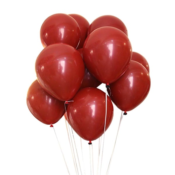 100-pack Röda Ballonger 26cm Latex Festfödelsedag röd