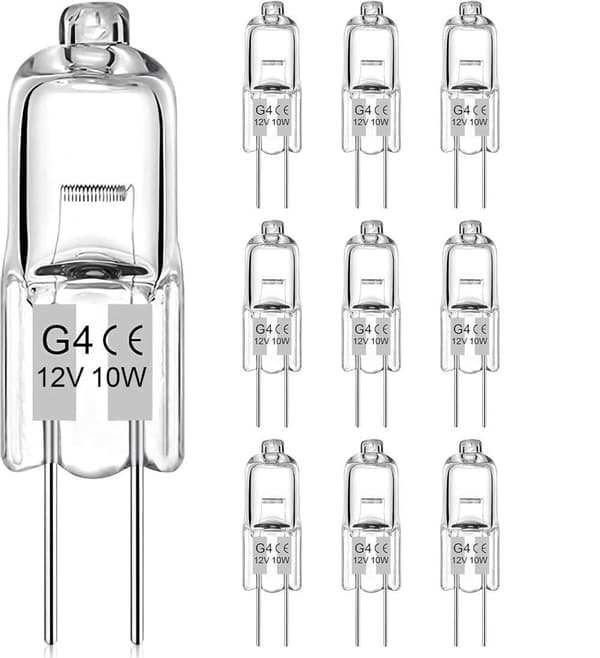 G4 Halogenlampe, Varmhvit 2800K, Dimbar 10/20W