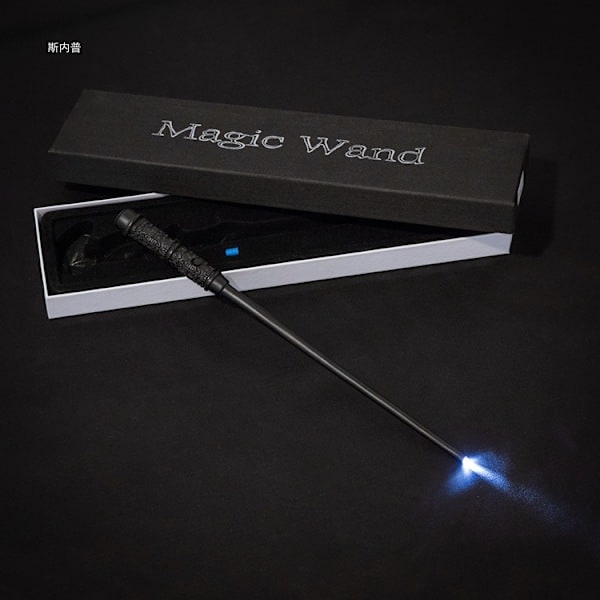 Halloween tryllestav Harry Potter tryllestav, for Halloween-gaver Cosplay Style Glowing Wand Snape