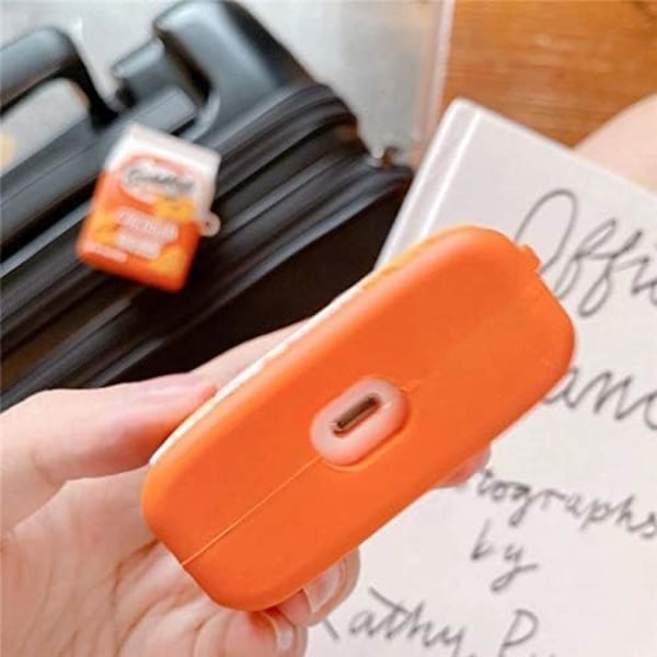 Sött skyddsfodral för AirPods 2:a/1:a generationen, design Fish Biscuits