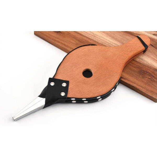 Retro Eldblåsare i Trä Kompatibel med BBQ Ved Camping