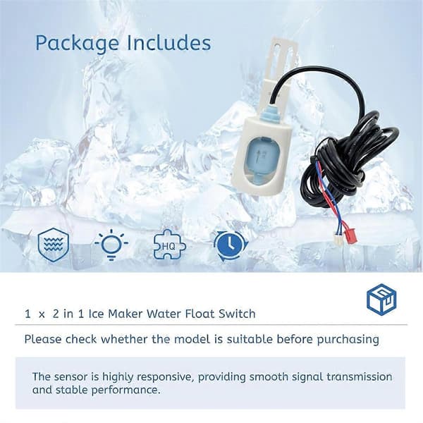Hot tilbud til lav pris! 2 i 1 Ismaskine Vand Float Switch med Temperatursensor til Kommerciel Ismaskine Cotlin Etc Ice-Glad