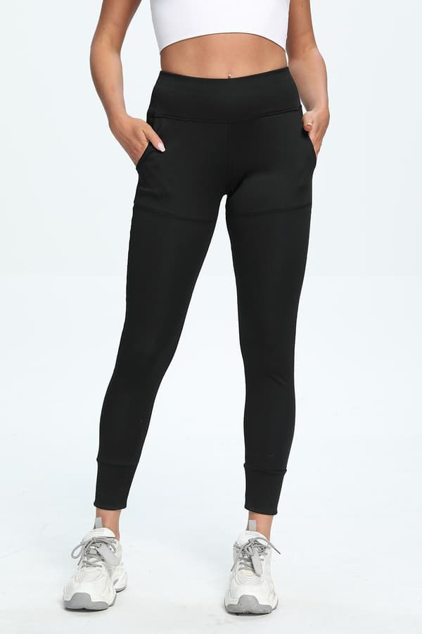 Sorte Leggings med lommer Sort Black s