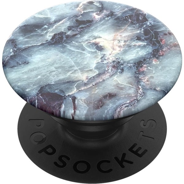 POPSOCKETS Blå Marmor Avtakbart Grep med Støttefunksjon