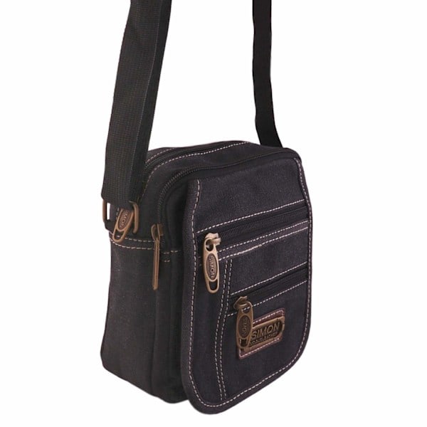Skulderveske i stoff Beige Beige one size