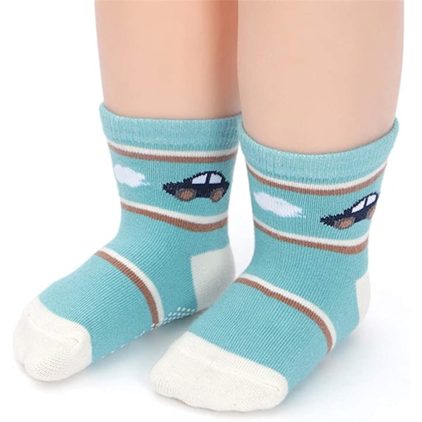 Assorterade mönster Baby Toddler Child Non-Skid Socks