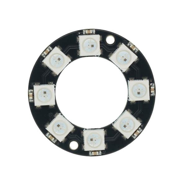 WS2812 5050 RGB LED Kontrollermodul 24LED 24LED 24LED 24LED