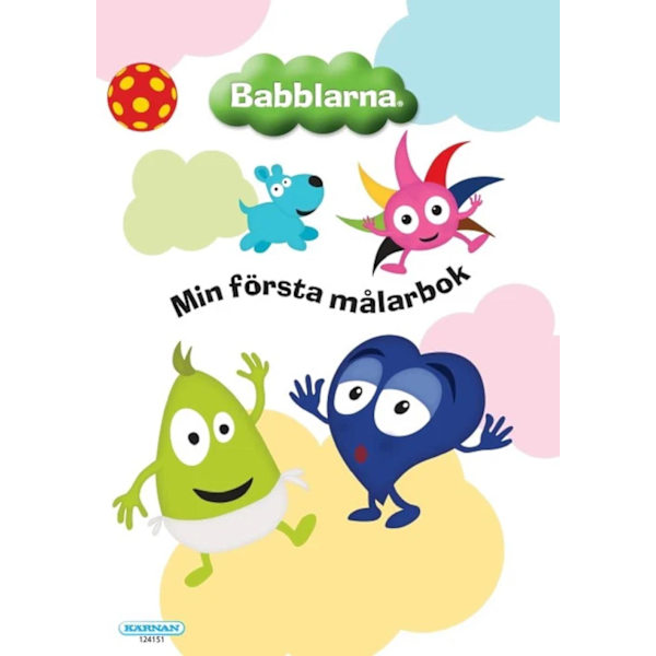 Babblarna Min første malebog multifärg multicolor