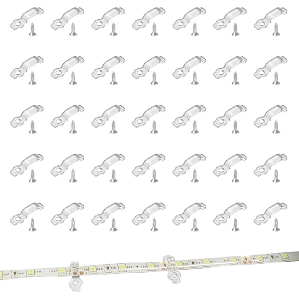 100 LED-lysstrips, LED-lysstripkoblinger