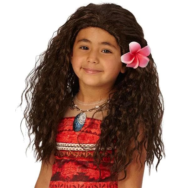 Peruukki Moana Lasten Naamiaisasut Bru Brun one size