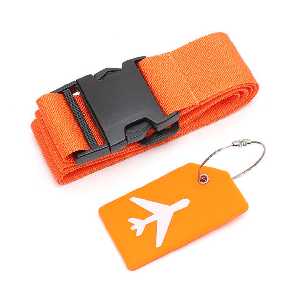Bagagerem med Adresselabel Orange 1,8 m