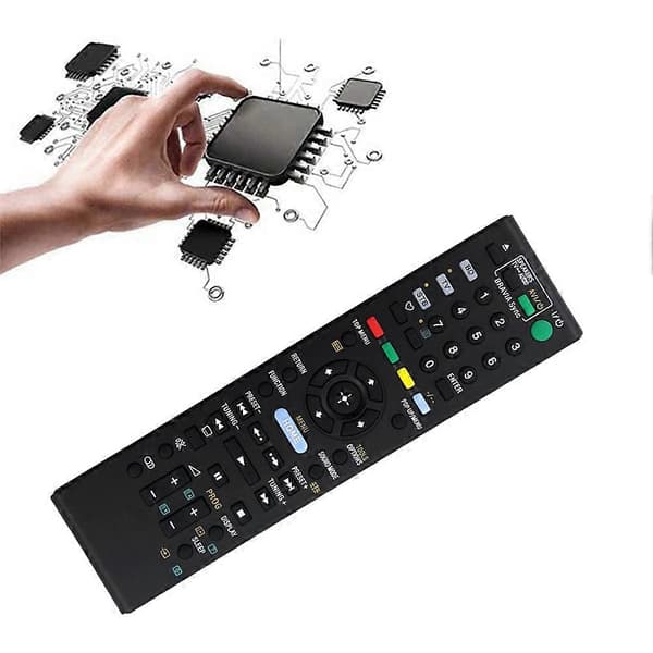 DP060 Erstatningsfjernkontroll Kompatibel med Sony Blu-Ray Disc Player Hjemmekino BDV-E780W Sub Remote Black