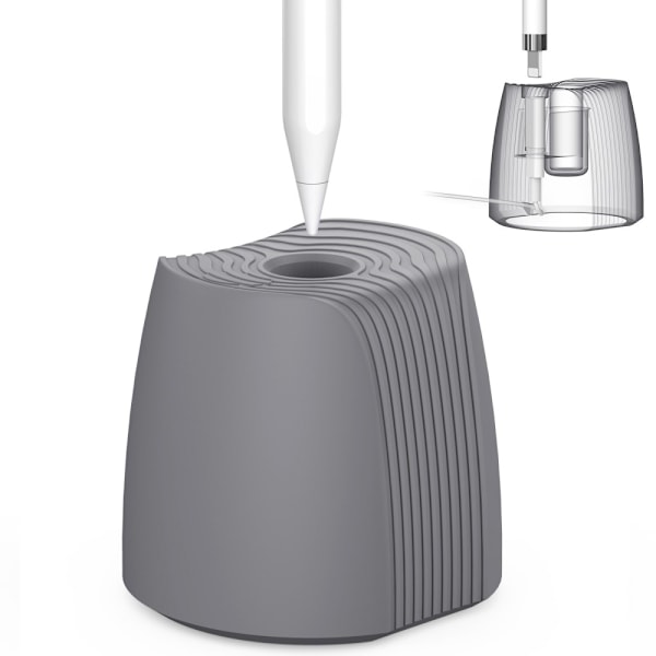 AHASTYLE Apple Pencil 1/2/Pro Stativ Oppbevaringsholder Grå 86
