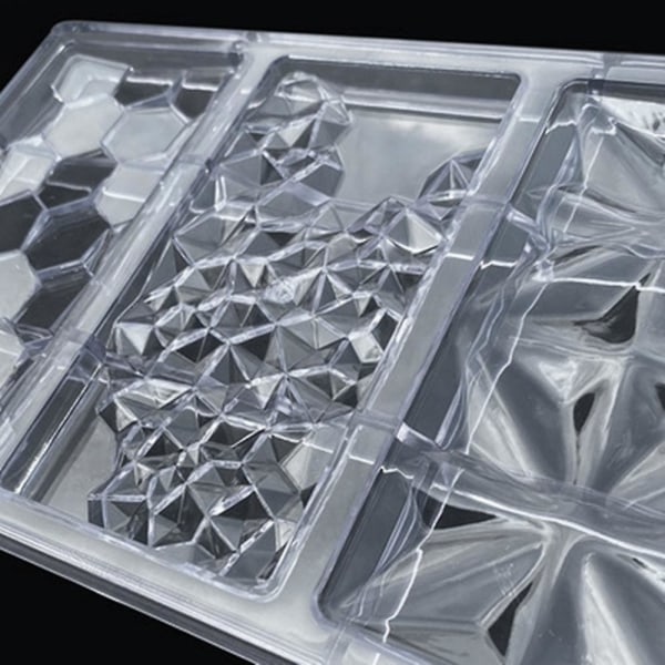 Choklad Cardani Bar Form Polykarbonat Sjokoladeform Plast Baking Bakverk Form Bonbon Confe