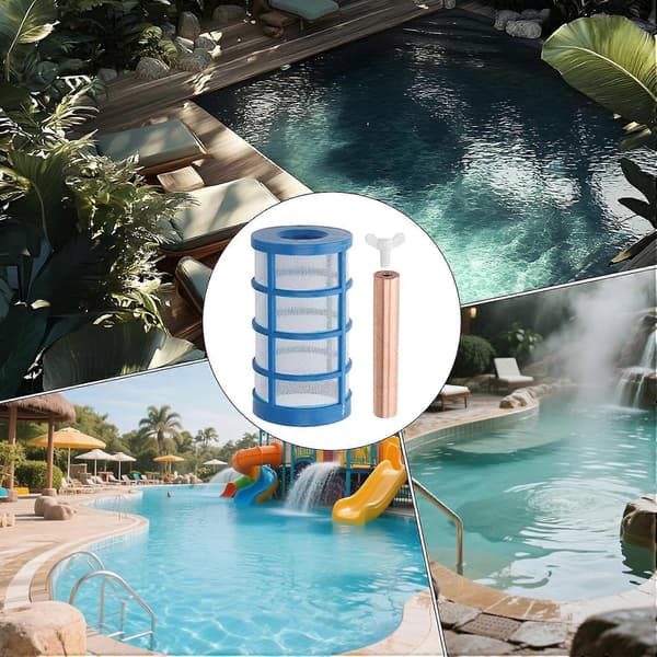 Solar pool ionizer erstatning kobber anode med kurvsikt og vingeskrue