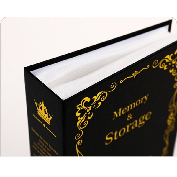 Fotoalbum Bog til 6-tommers Billeder Sort