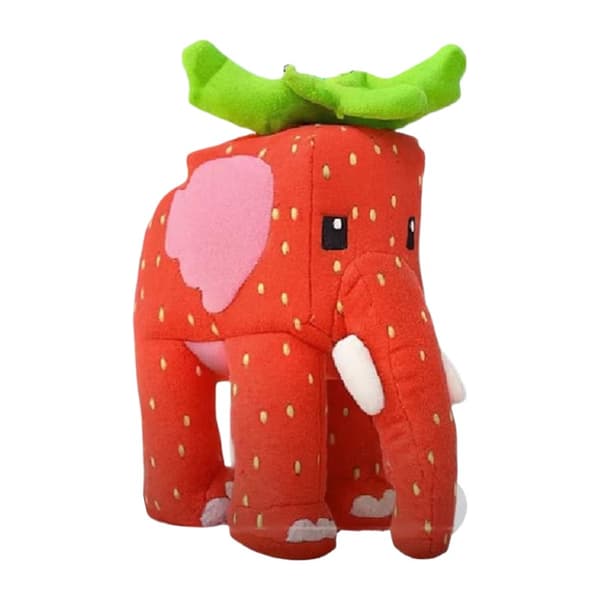 Uusi pelioheispehmolelu - pehmolelu Strawberry Elephant