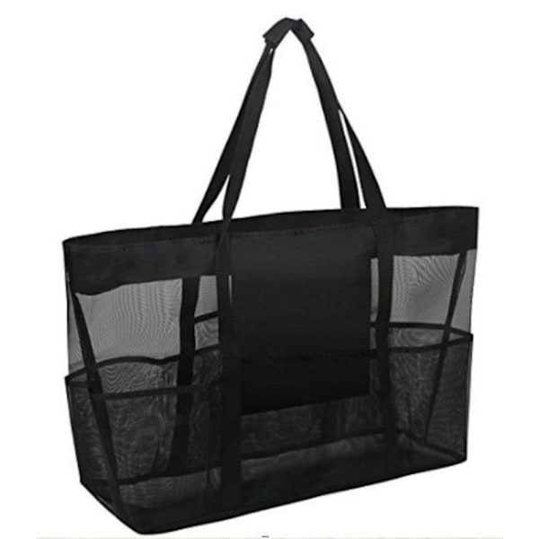 XL strandväska duschväska mesh strandväska shopper shoppingväska