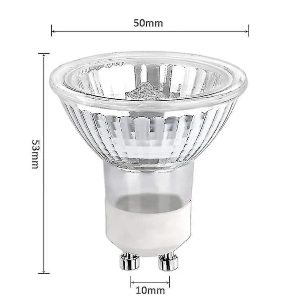 5 stk. Gu10 50w Halogen Spot Dimbar, Halogen Reflektorlamper 35W