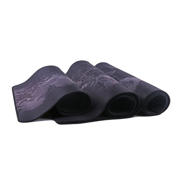 Stor musematte med verdenskart - 40x80cm