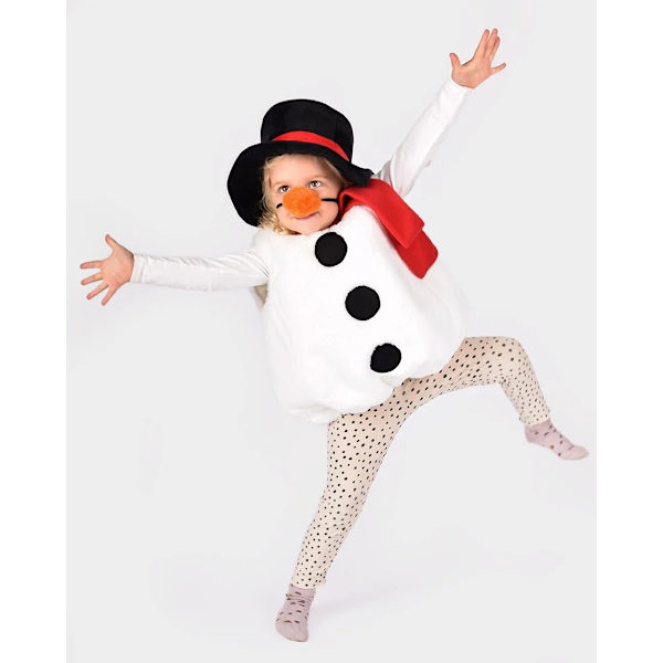 Snögubbe Utklädnad 2-4 år multifärg multicolor