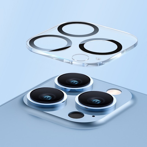 Transparent Kameralinsskydd i Härdat Glas - 6-pack iPhone 13 Pro Max