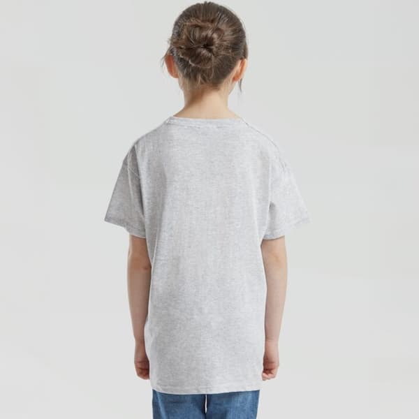 Børne T-shirt grå gray 9-11 År