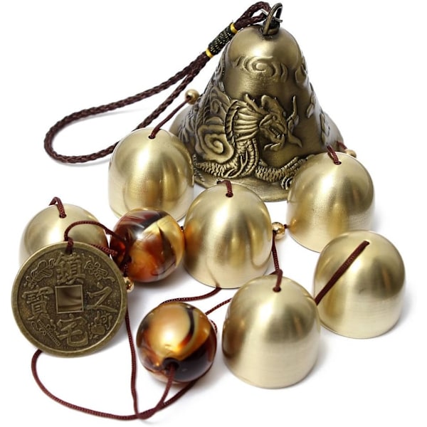 Metallisk Carillon för Utomhus/Inomhus Klockspel Dekoration 56 cm
