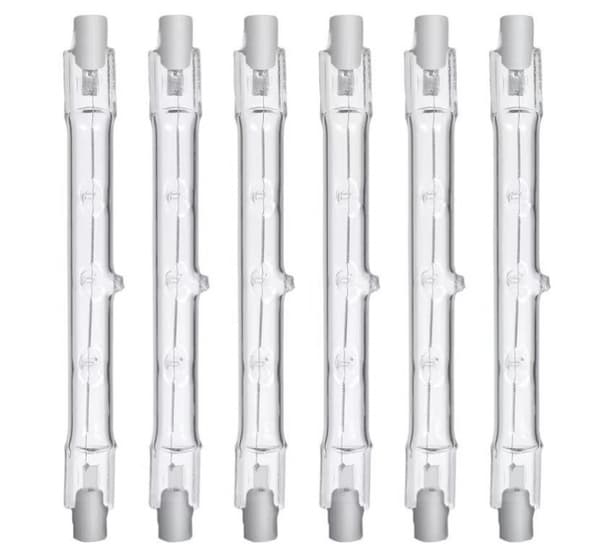 5 stk R7s 118mm 300w 230v, r7s halogen lineær lys